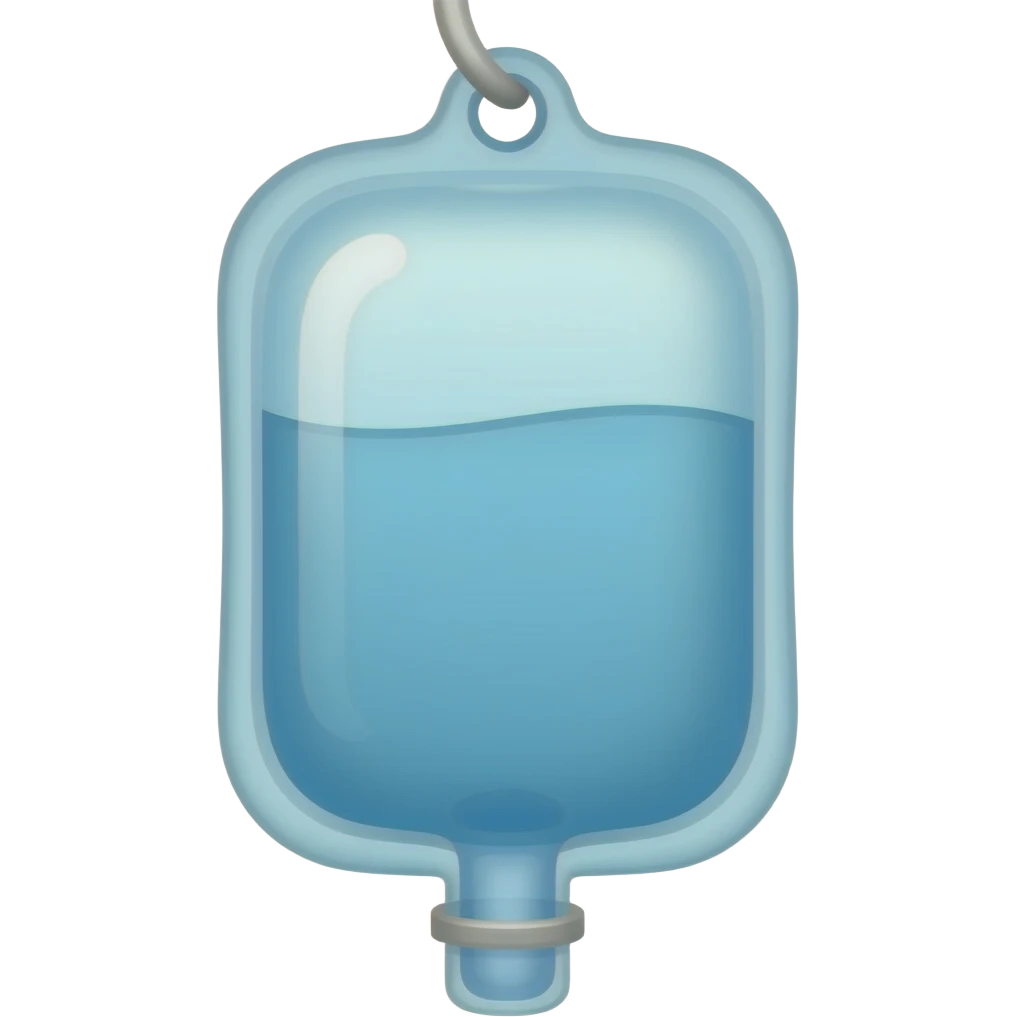 hanging IV bag emoji