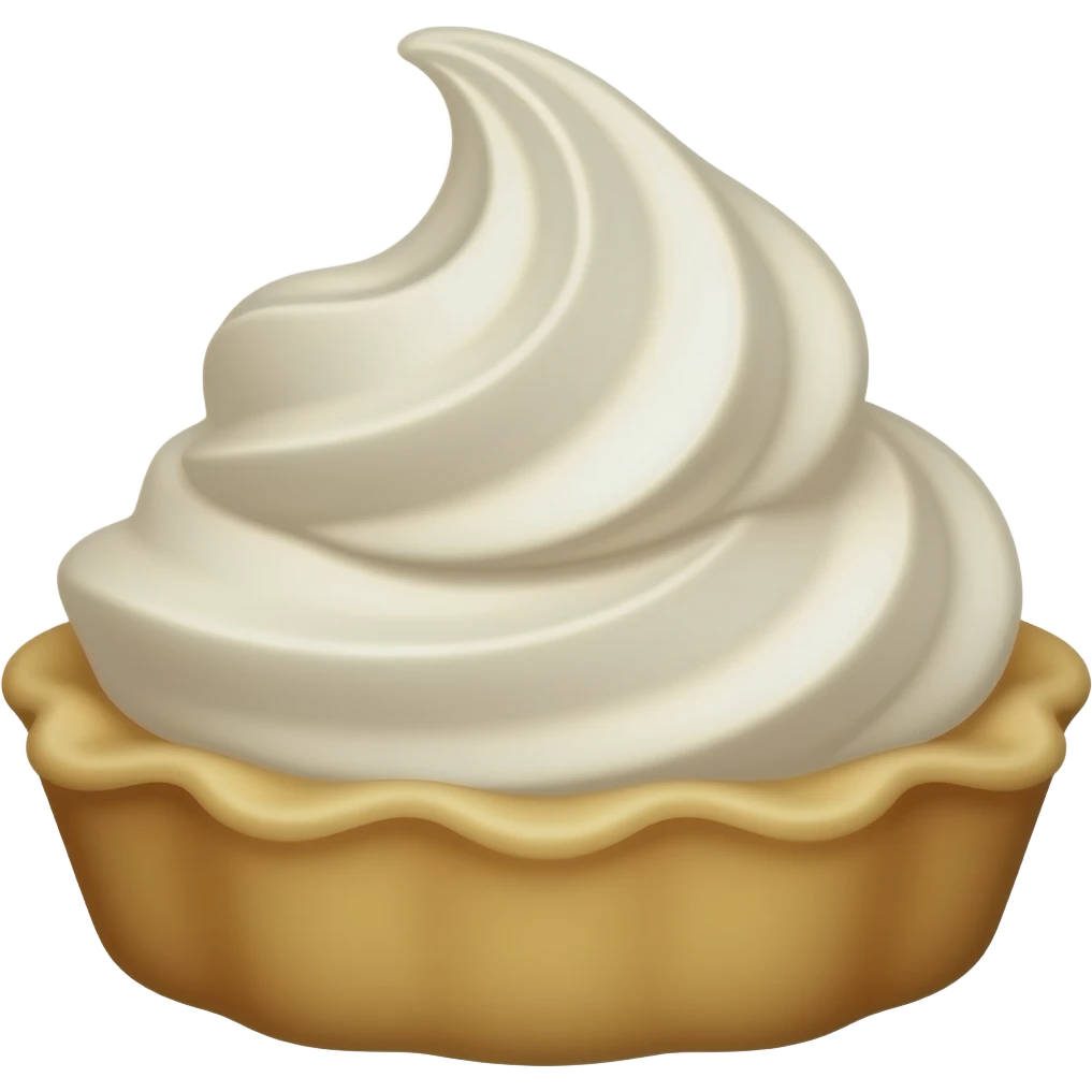Ice cream pastry emoji