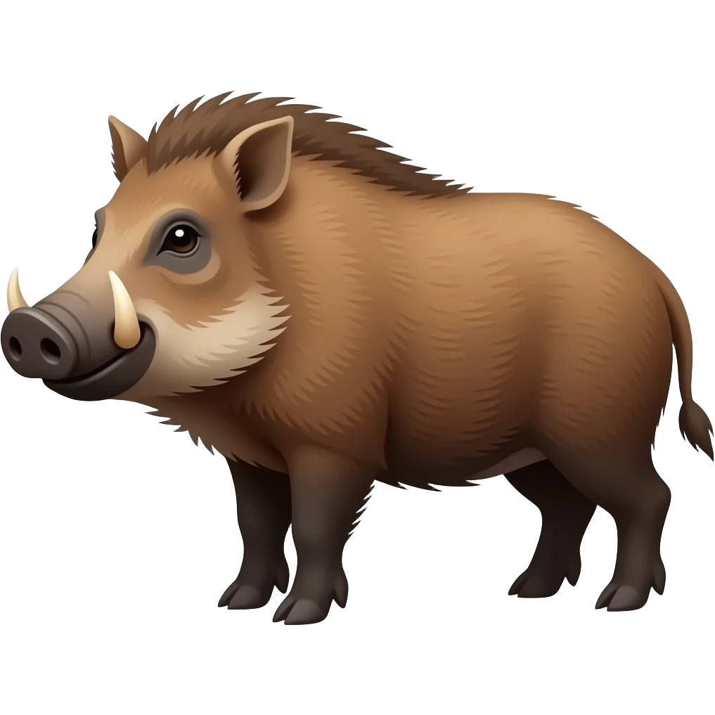 Red river hog emoji
