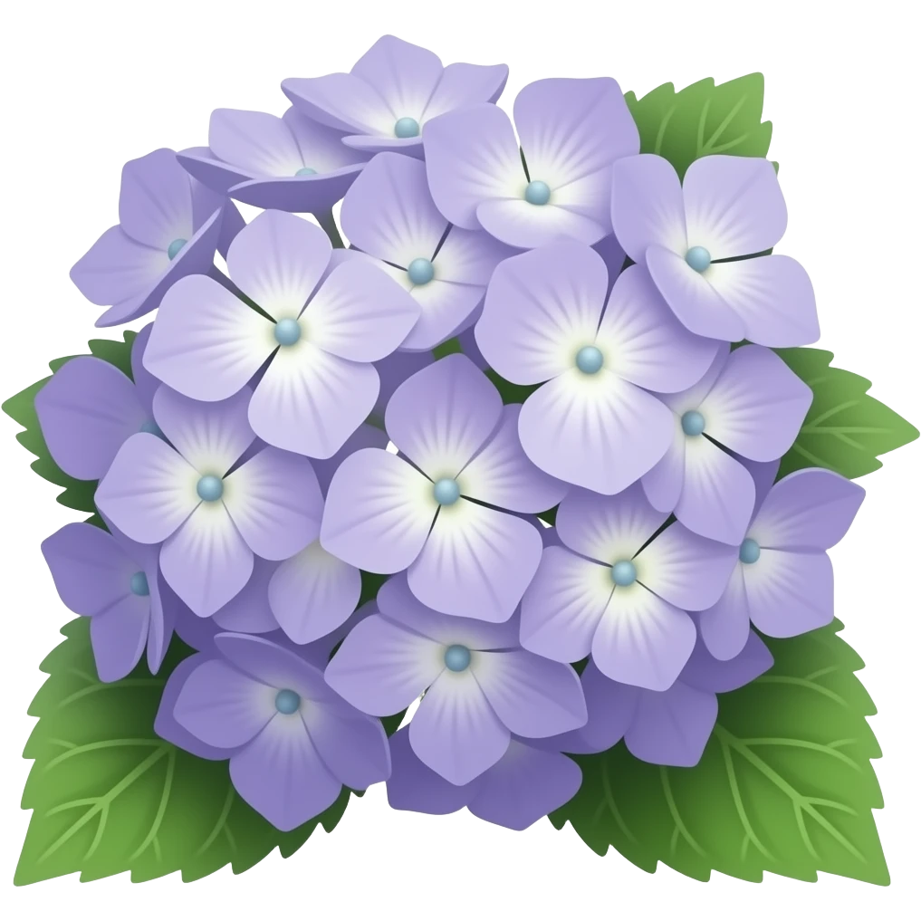 Hydrangea emoji