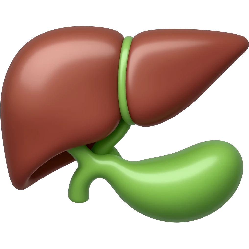liver with green gallblader emoji