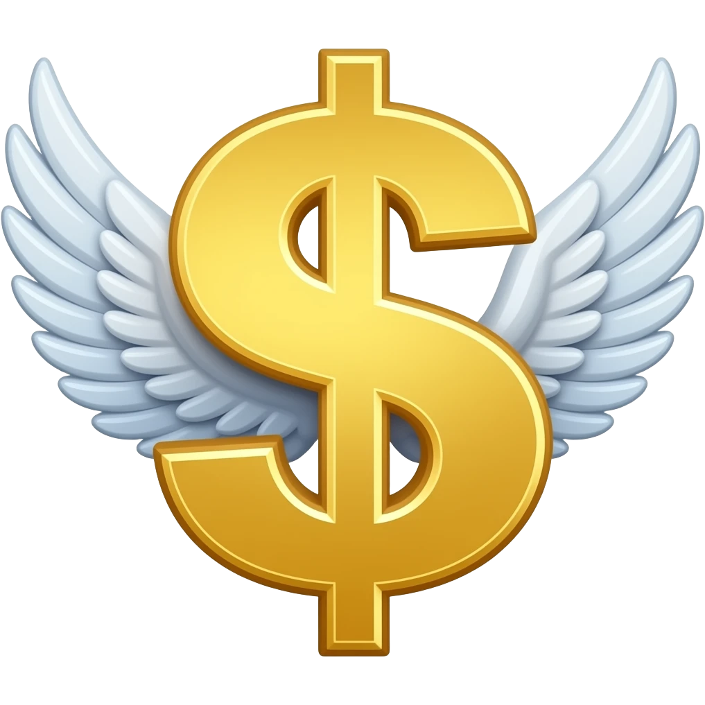 dollar with wings emoji