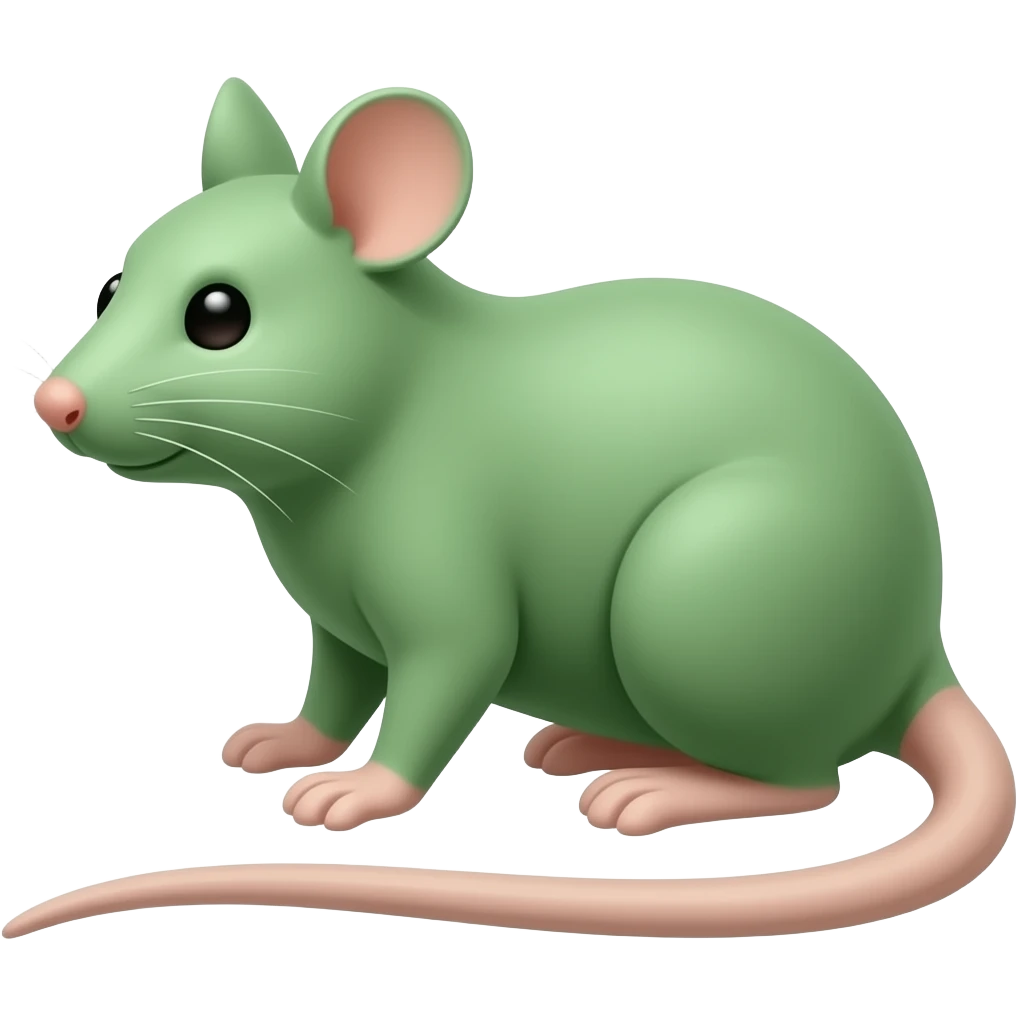 rata verde emoji