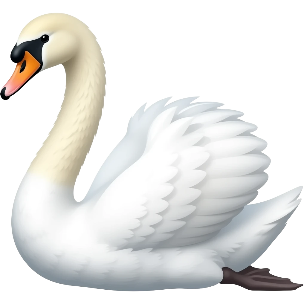 White swan emoji