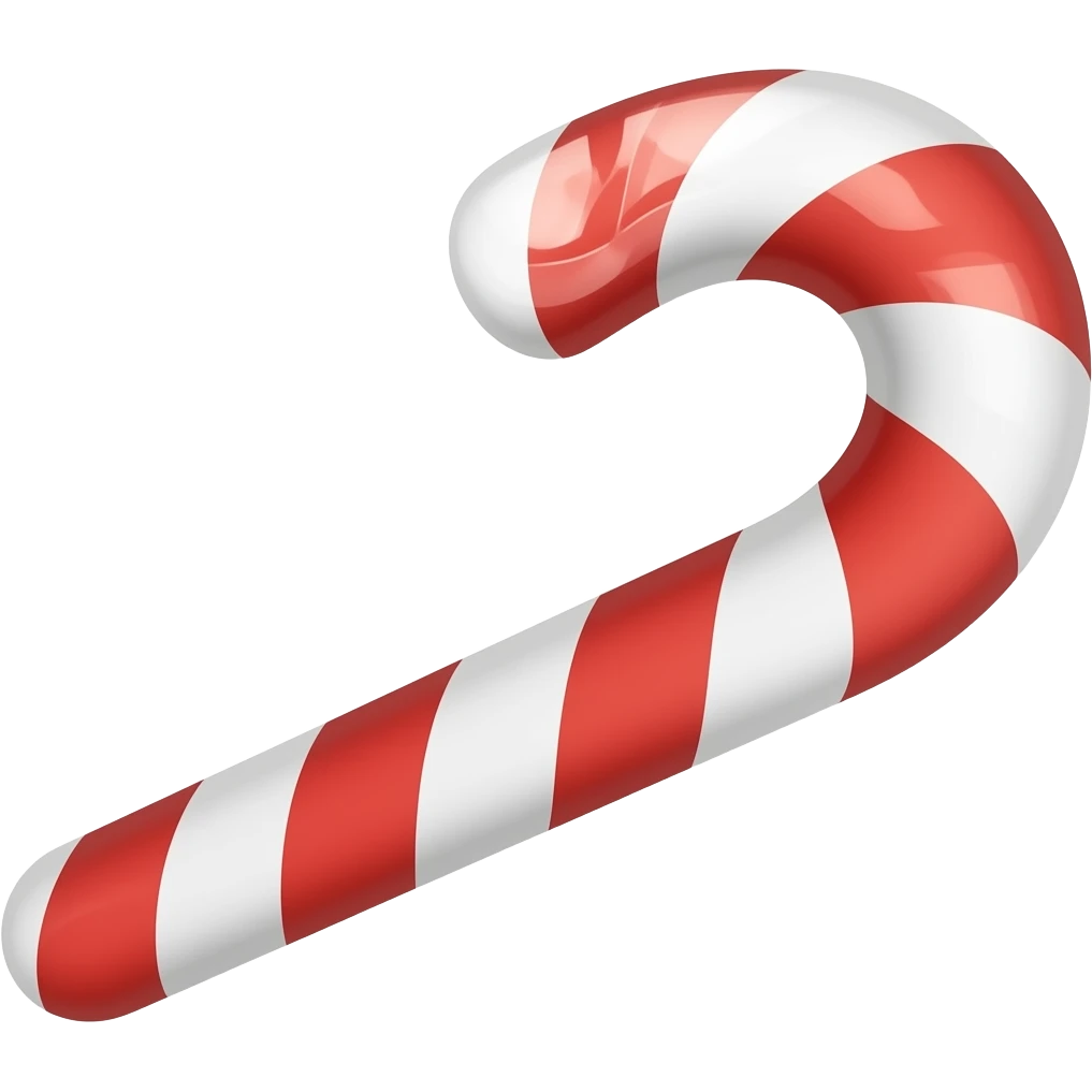 Candy cane emoji