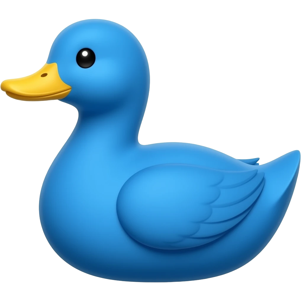 blue duck emoji