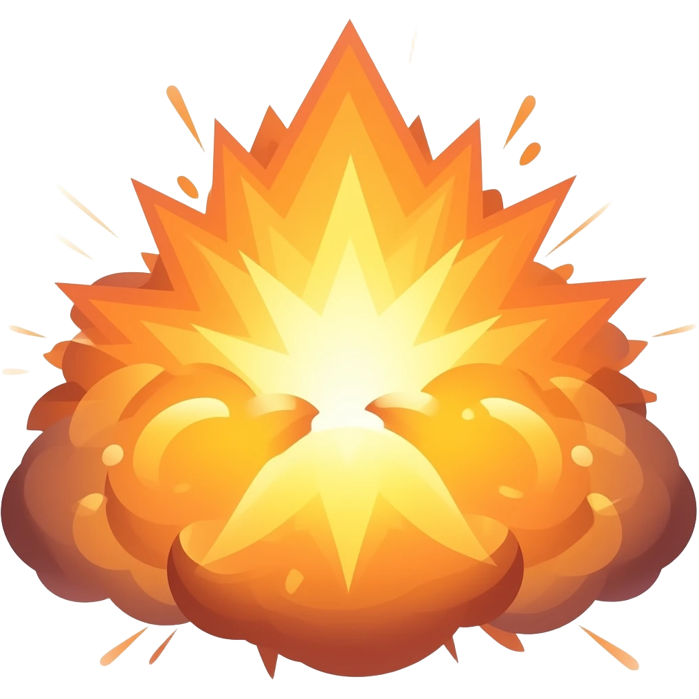 explosion emoji