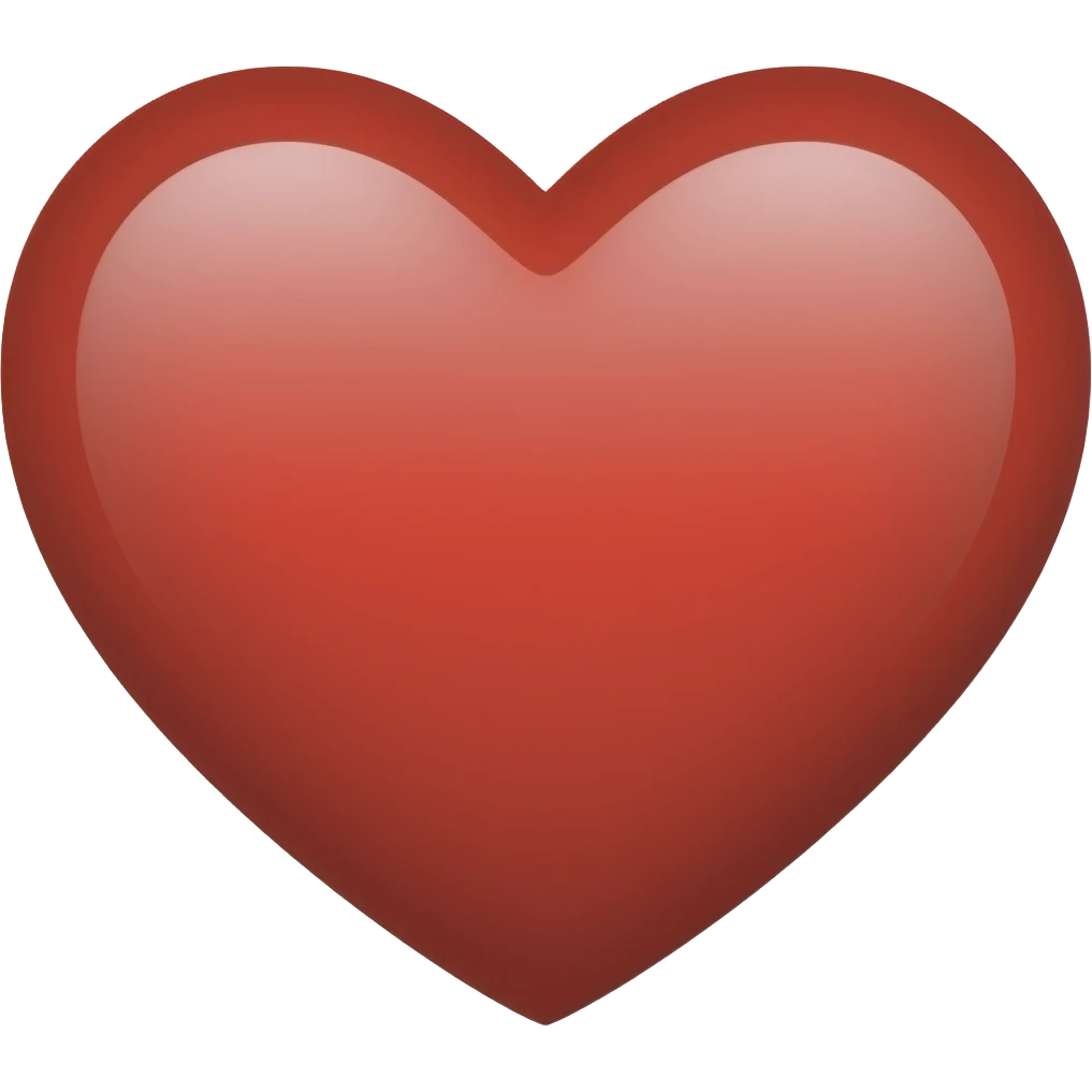 make the heart red emoji