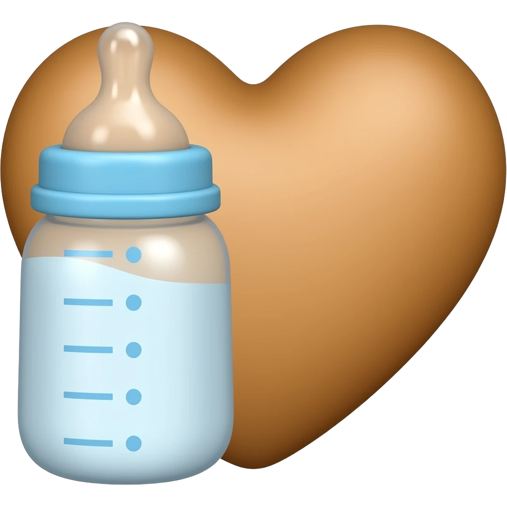 🍼🤎 emoji