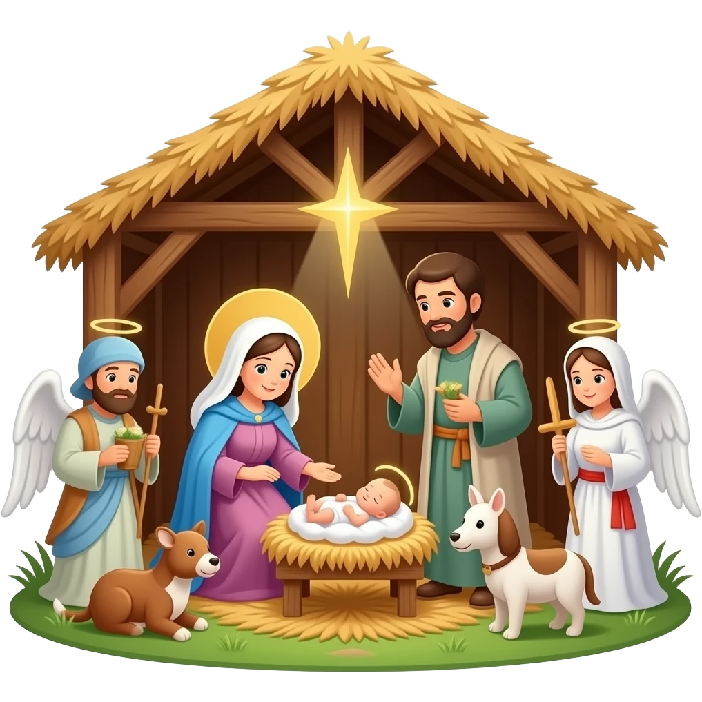 nativity scene emoji