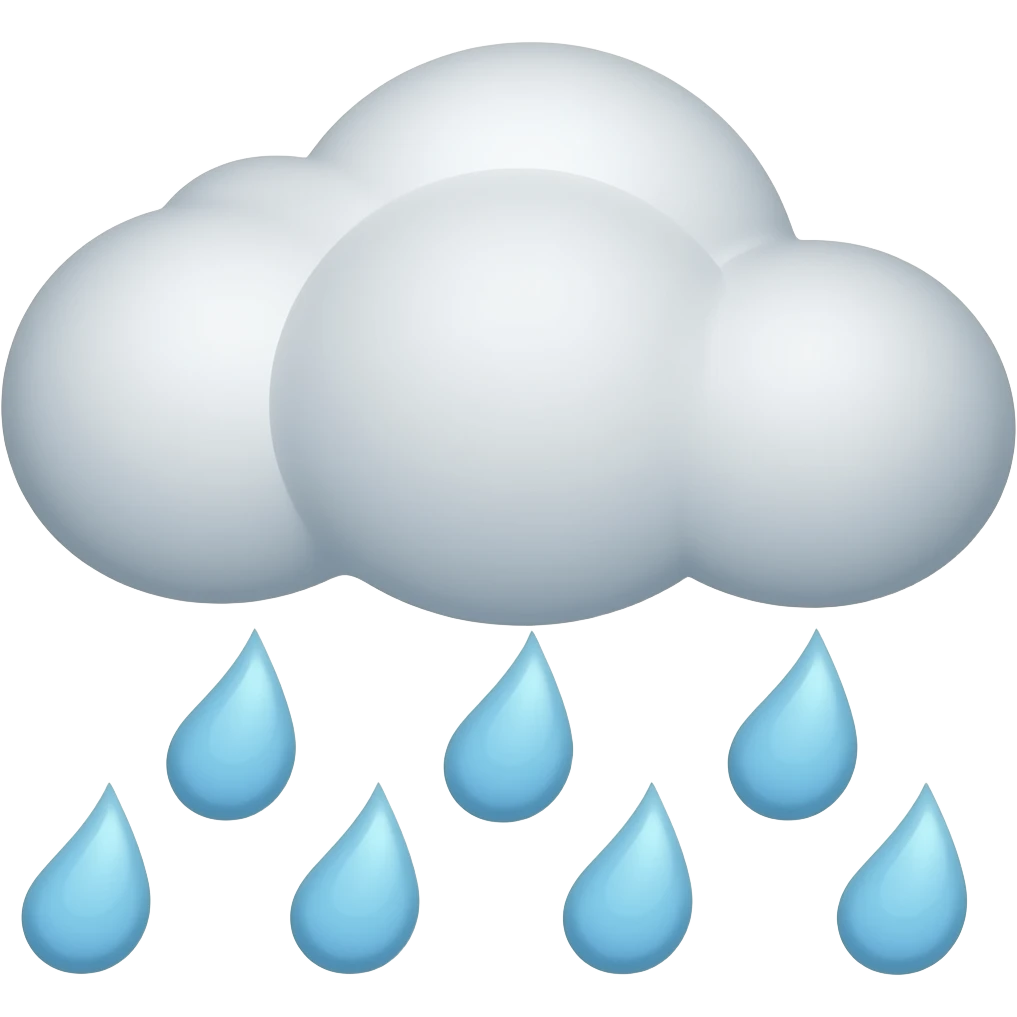 rain emoji
