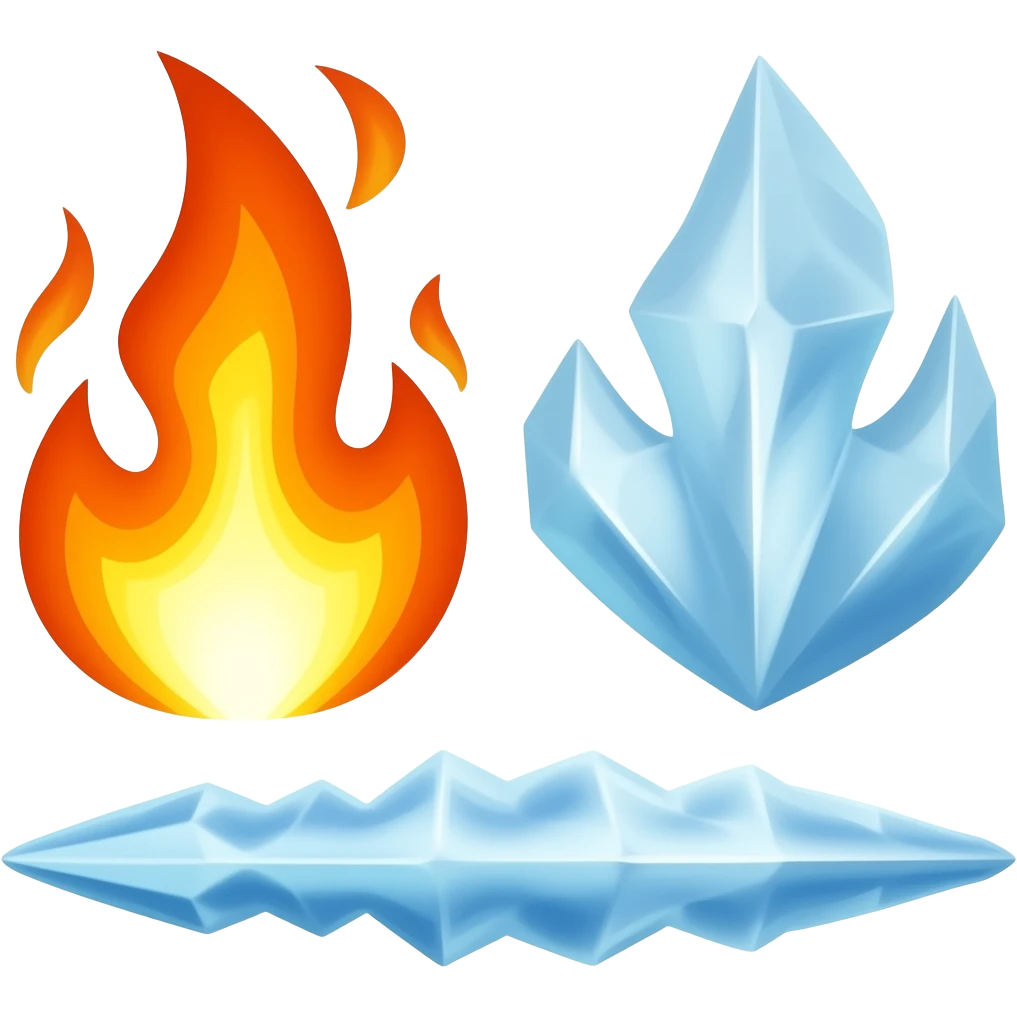 fire and ice emoji | AI Emoji Generator