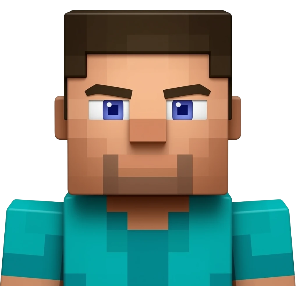 Steve from minecraft emoji