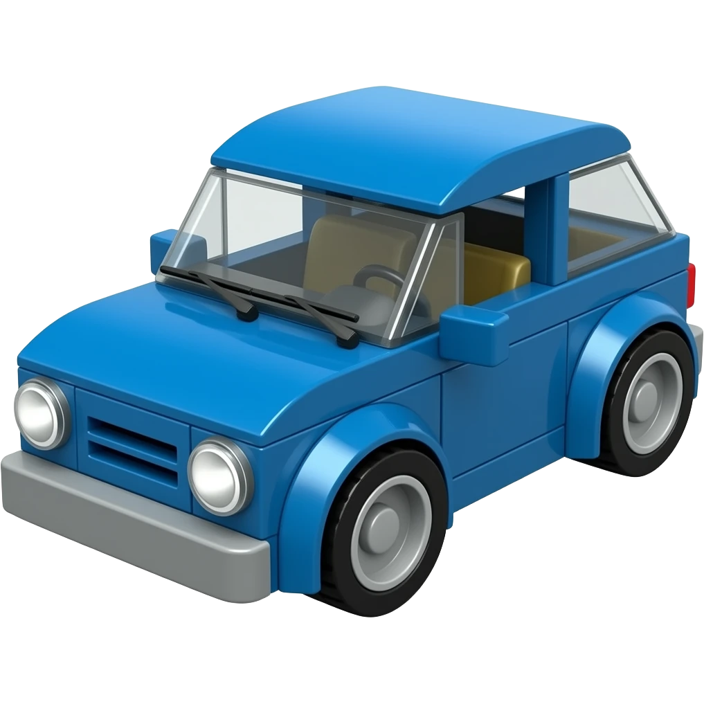 lego blue car emoji