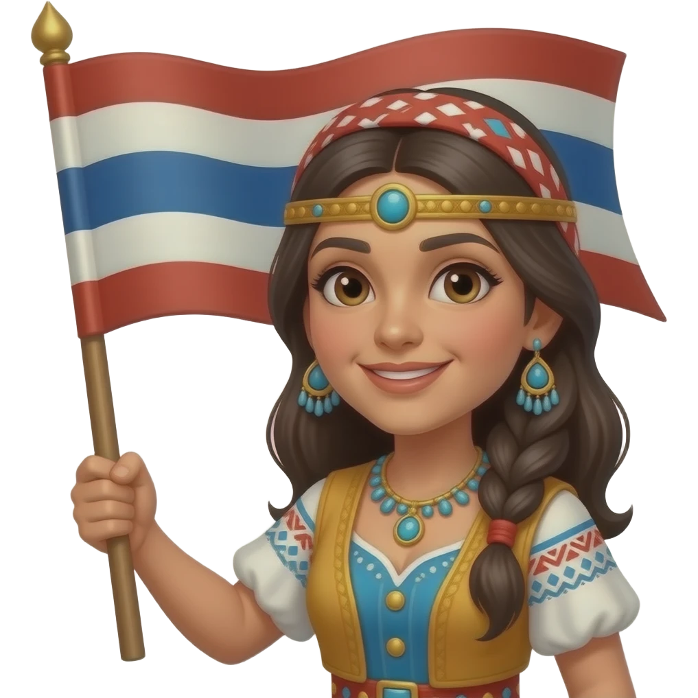 gitan drapeau gitan emoji