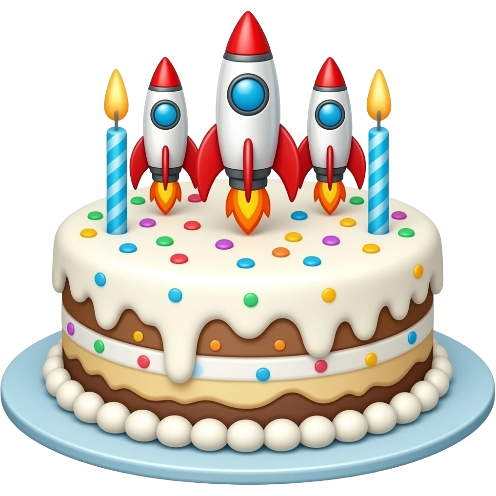 Aerospace Happy Birthday emoji