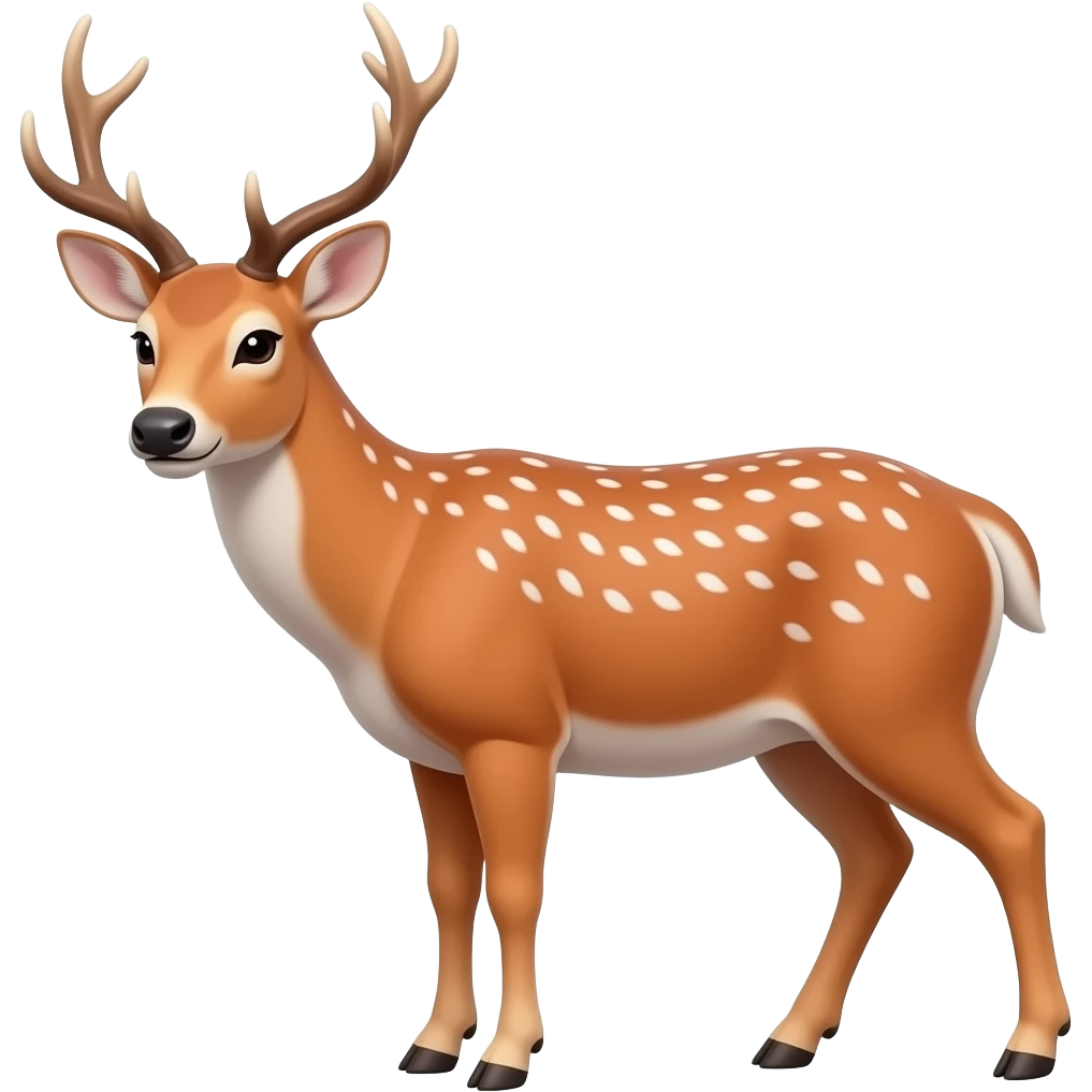 Red deer emoji