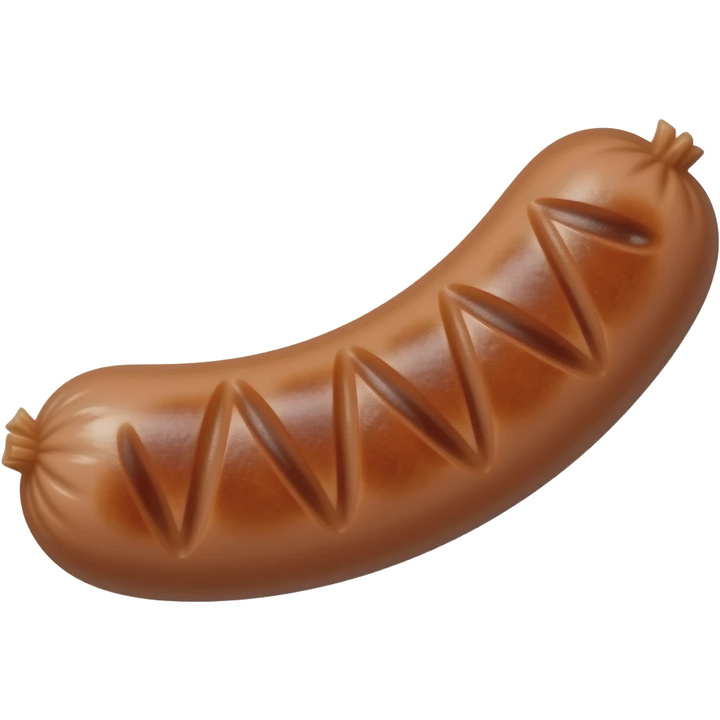 Sausage no bun, no garnish emoji