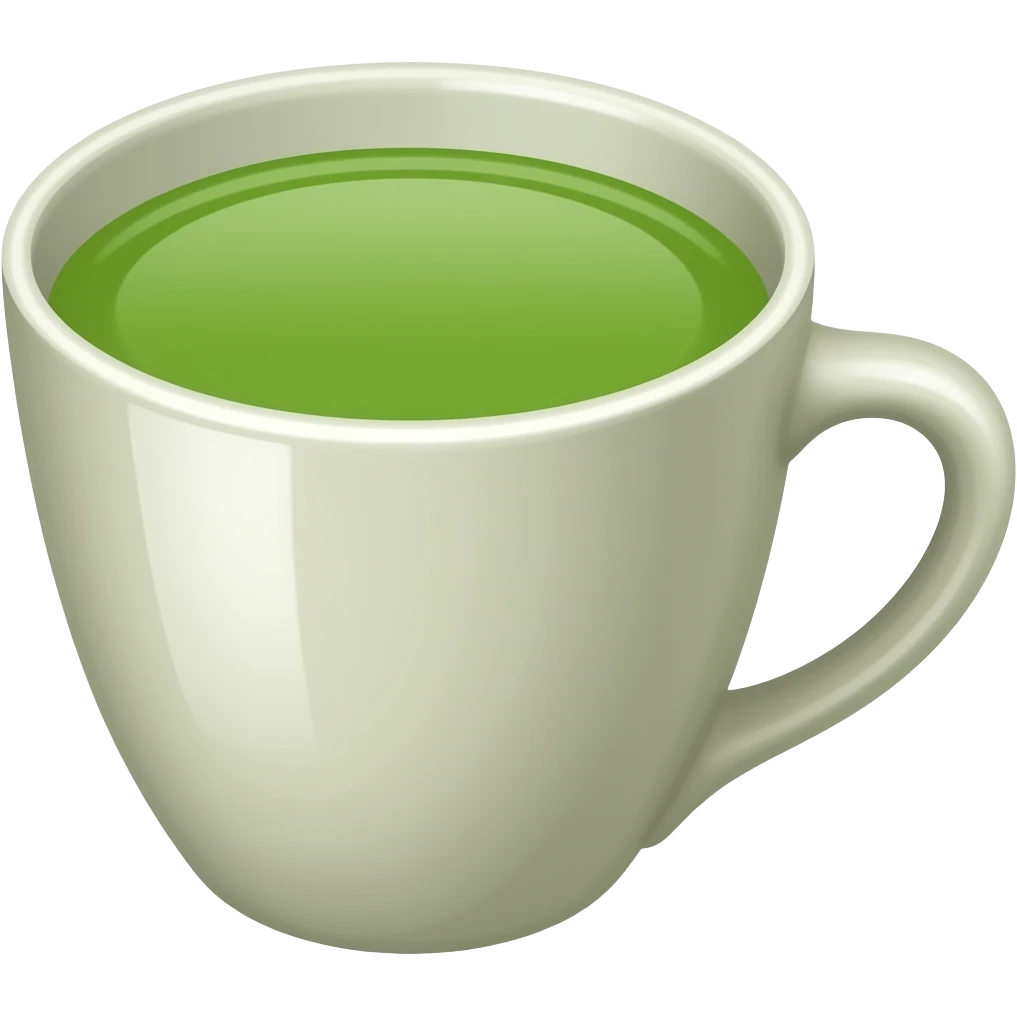 Matcha cup emoji