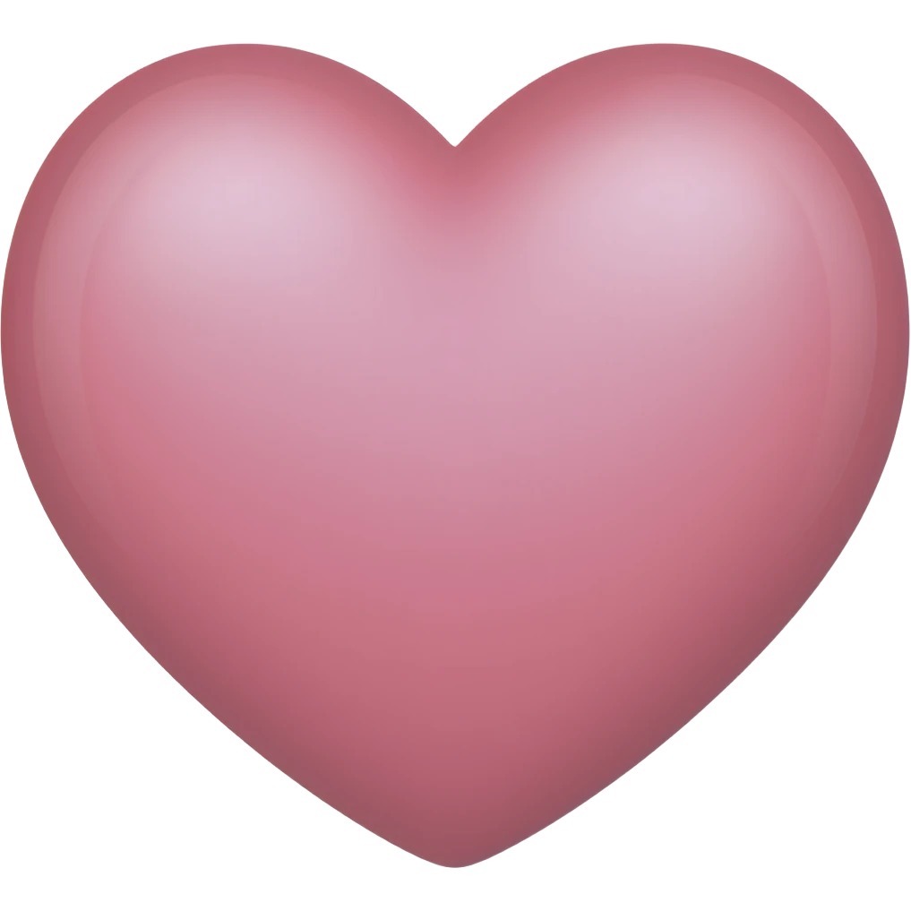un cœur rose bébé vrm claire emoji