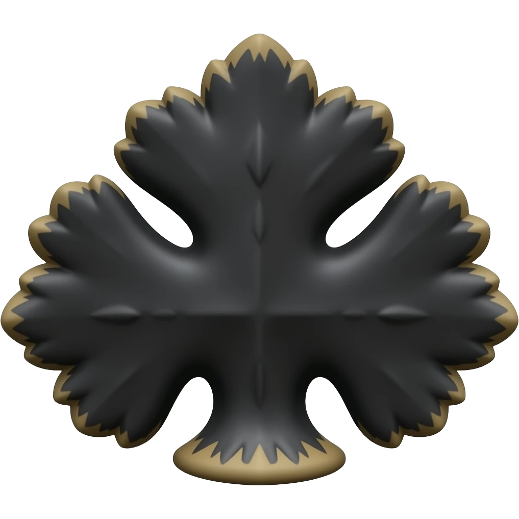 Black clover emoji