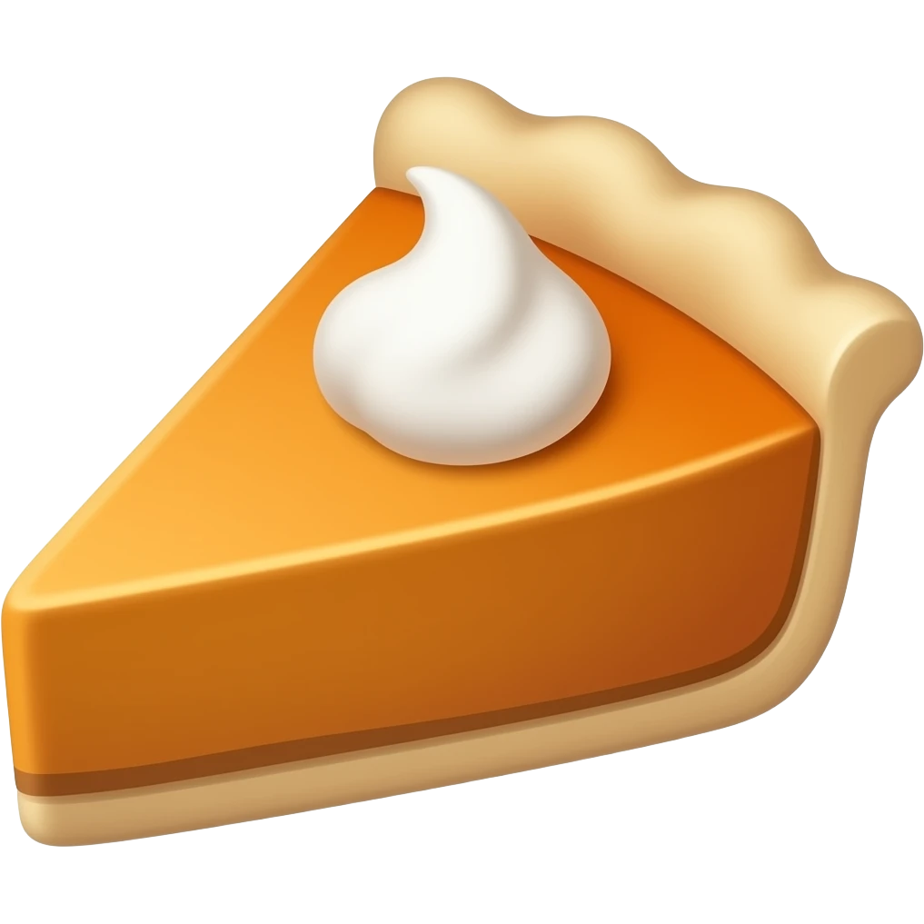 pumpkin pie slice emoji