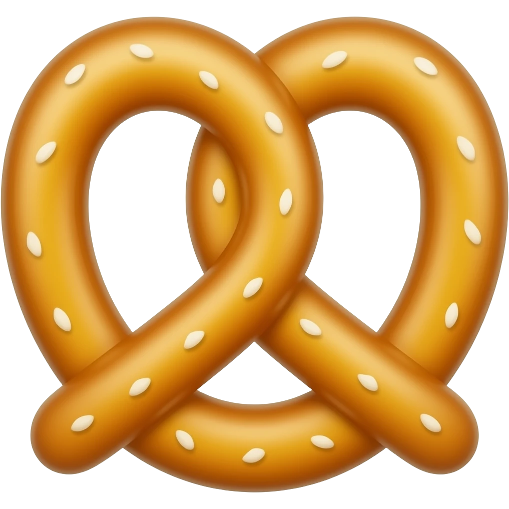 pretzel emoji