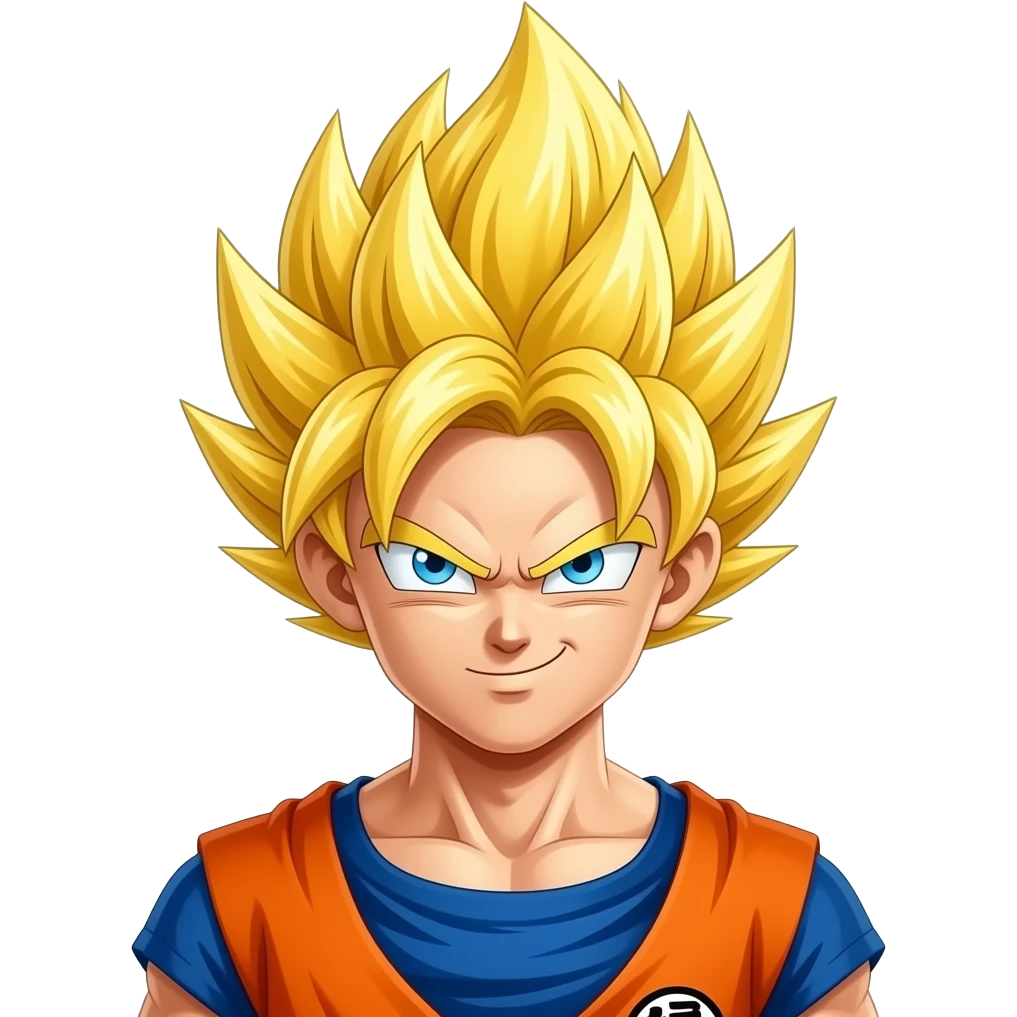 Create an emoji of gogeta emoji