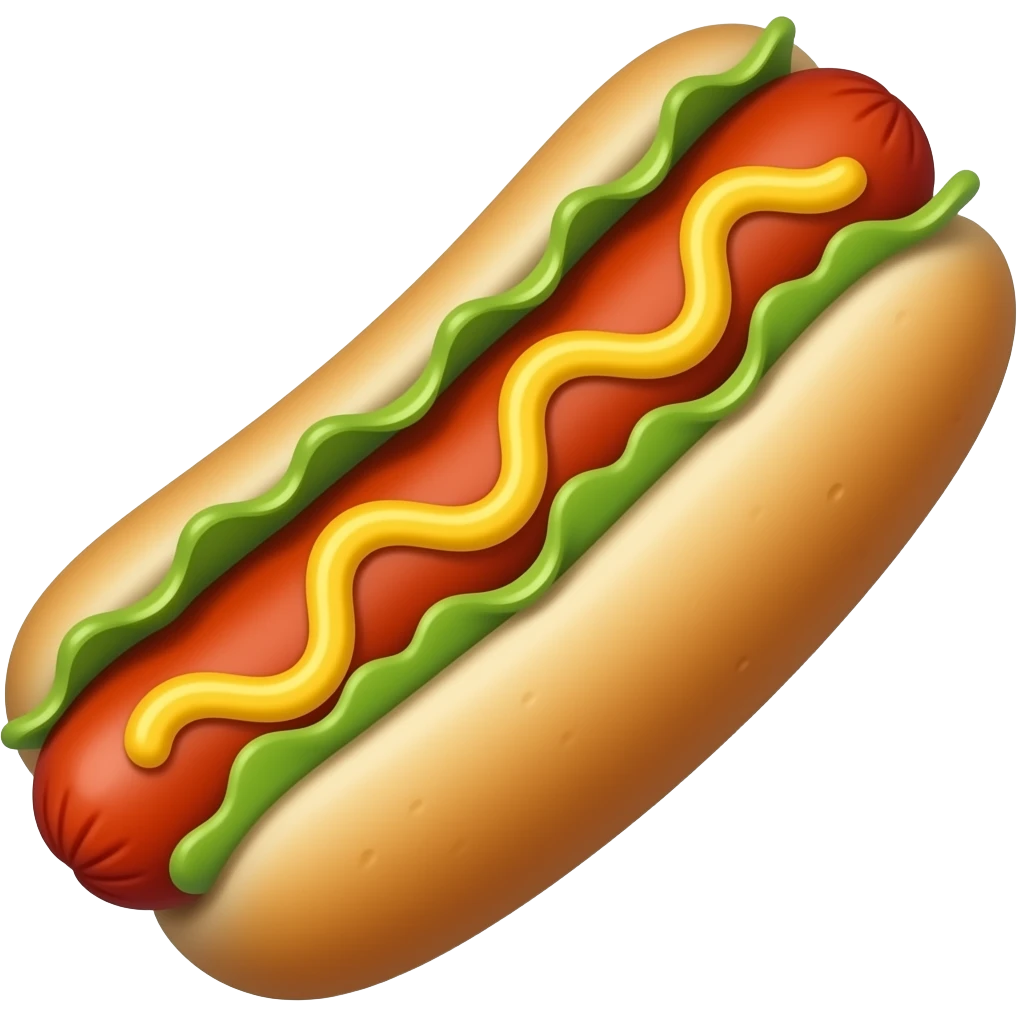 hot dog emoji