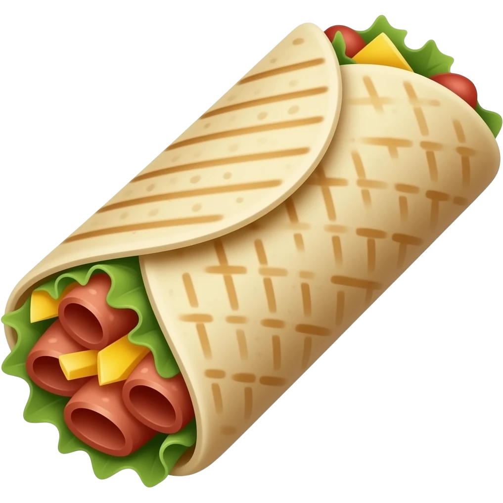 ham wrap emoji