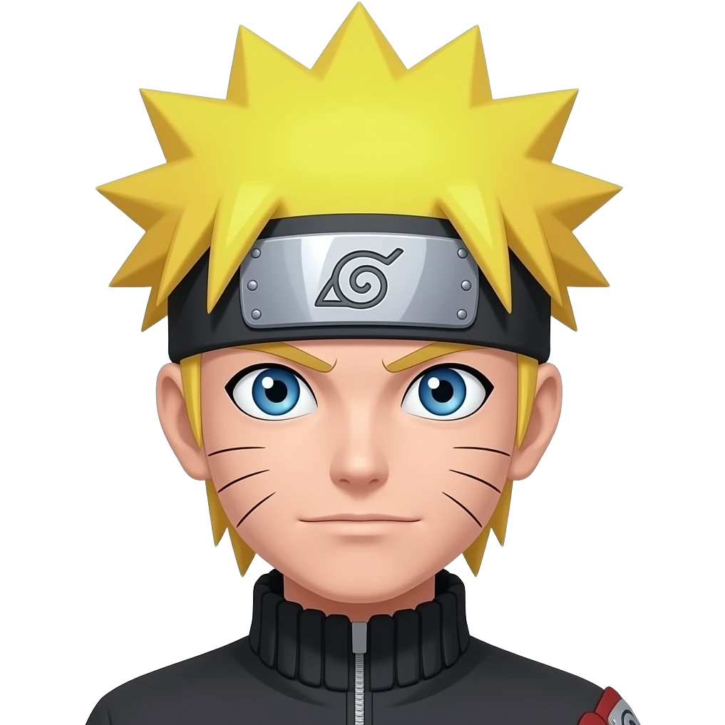 Pleas creat this image only Naruto face emoji
