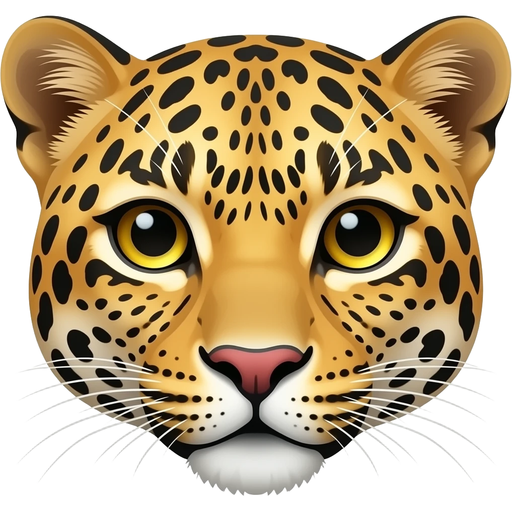 leopard face emoji