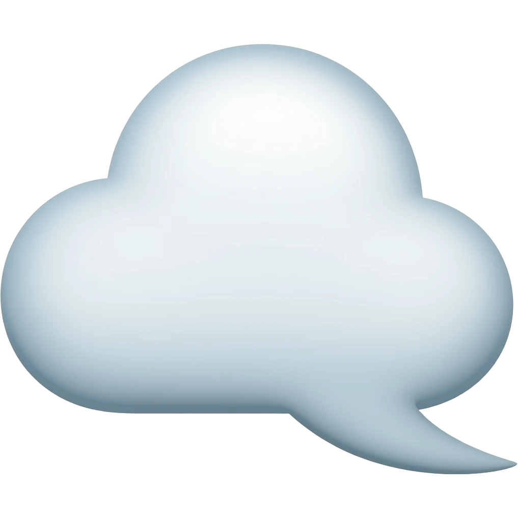 chat cloud emoji