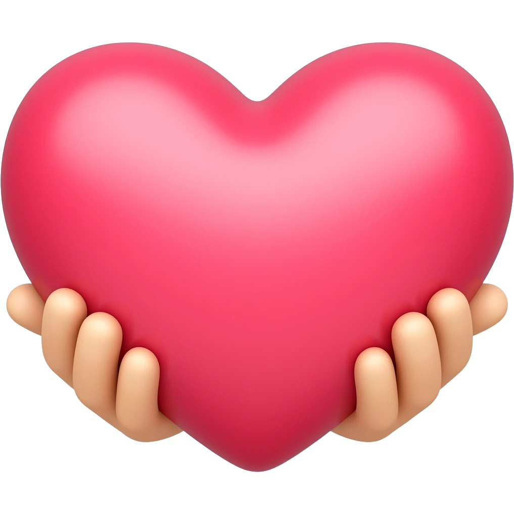 grabbing your heart emoji