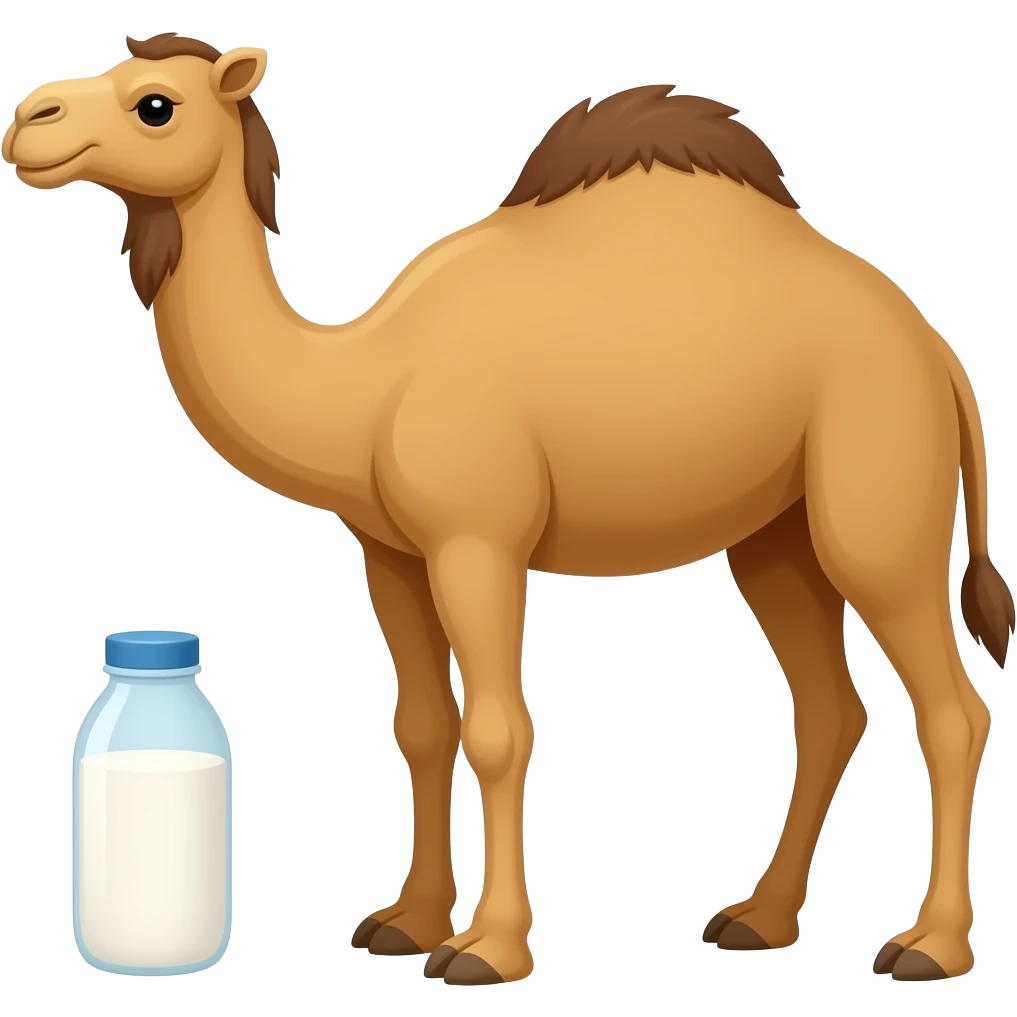 جمل لبن emoji