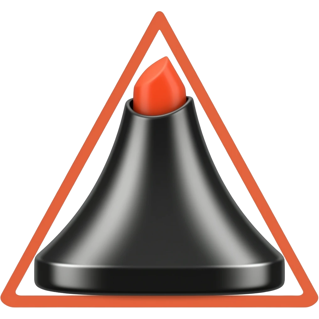 Marca-texto triangular emoji