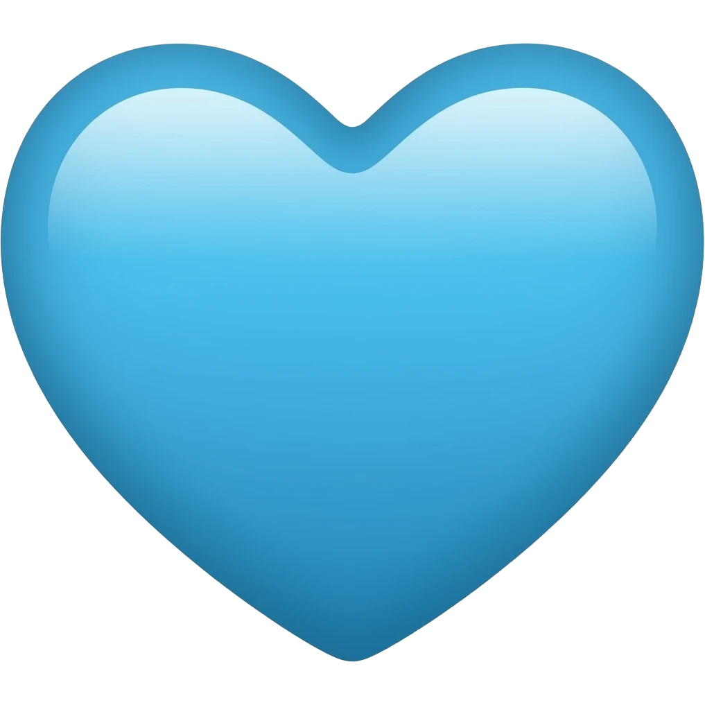 Small blue heart emoji