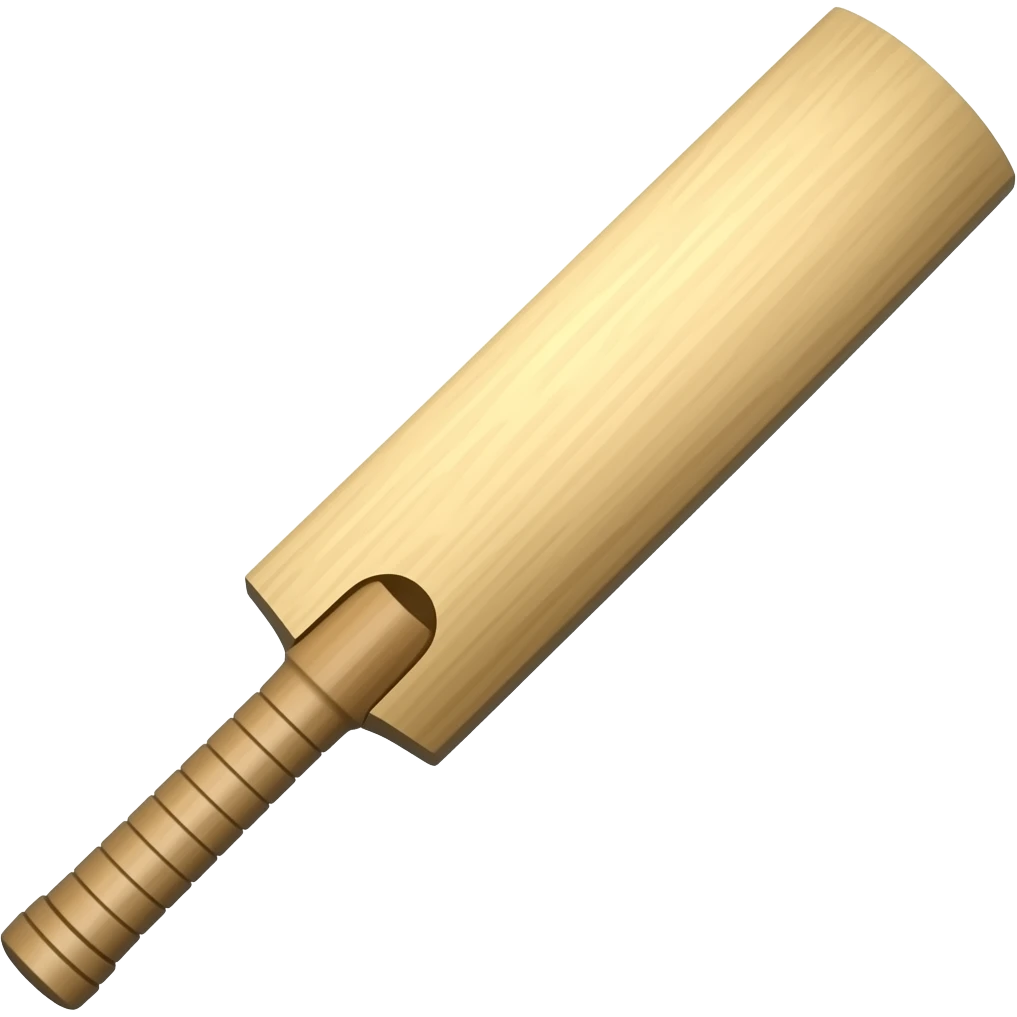 cricket paddle emoji