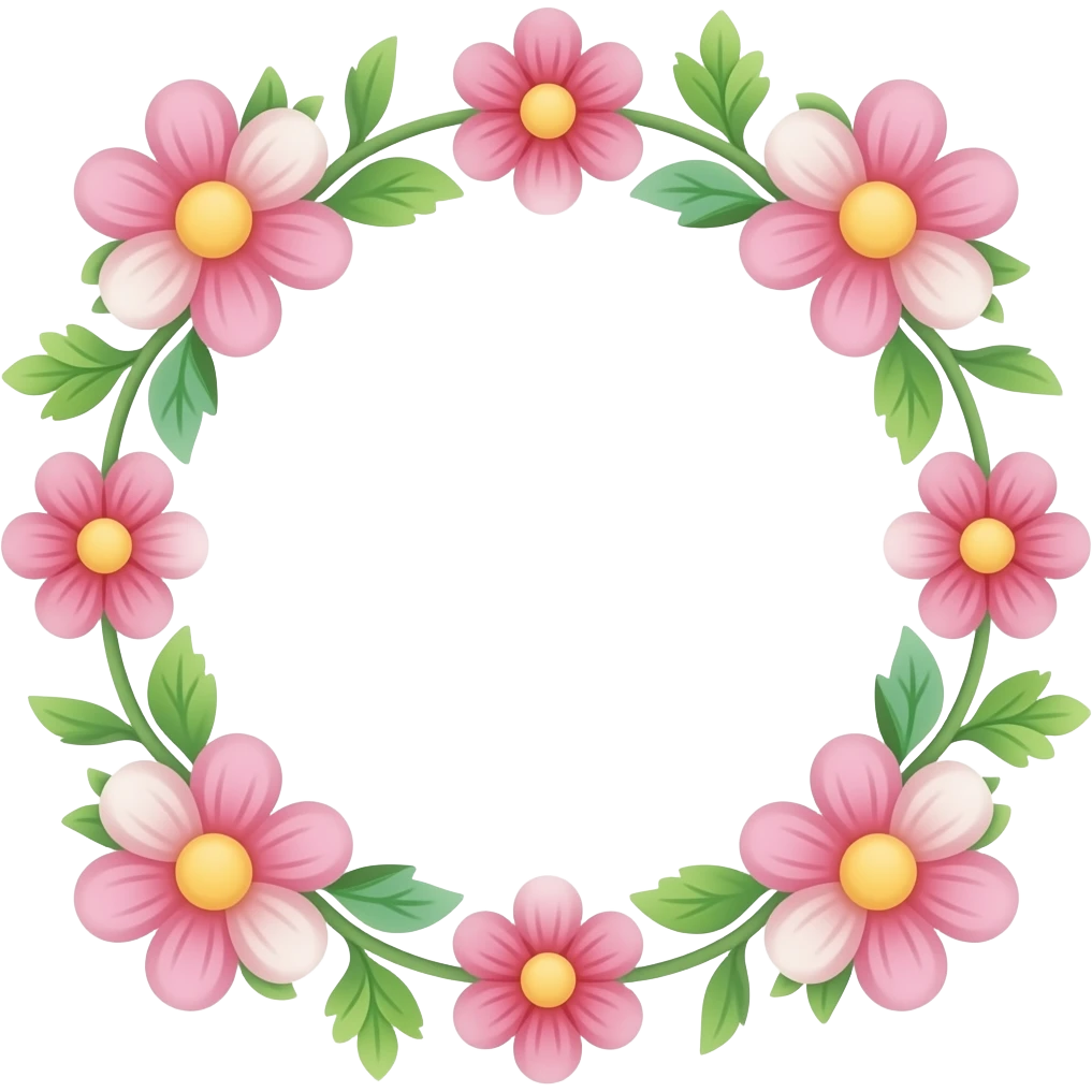 flower border emoji