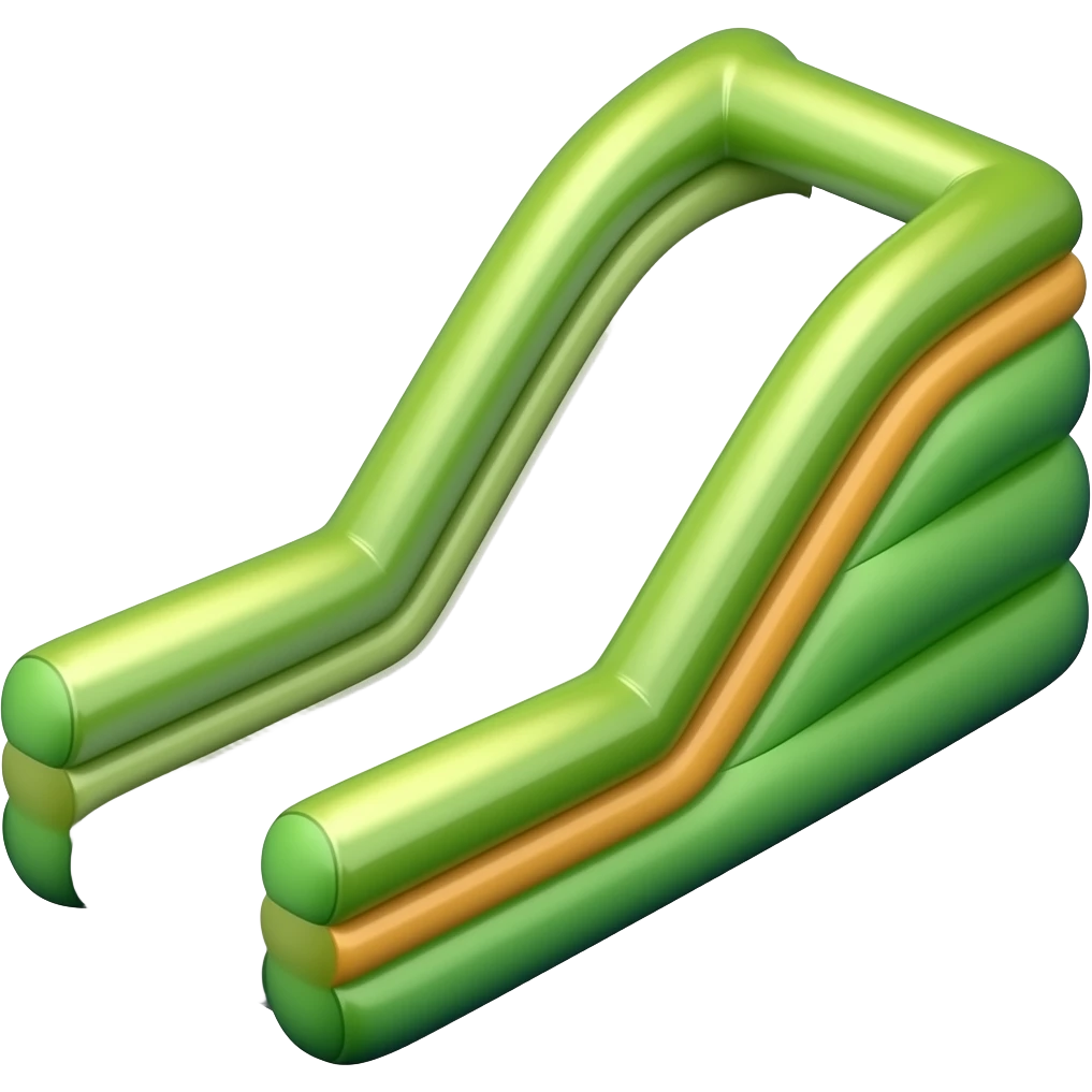 Inflatable slide emoji