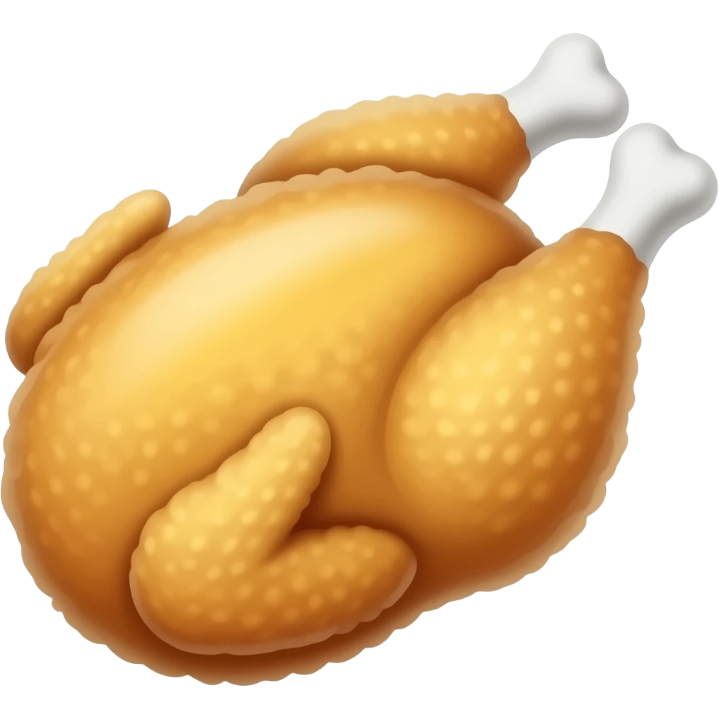 chicken fried emoji