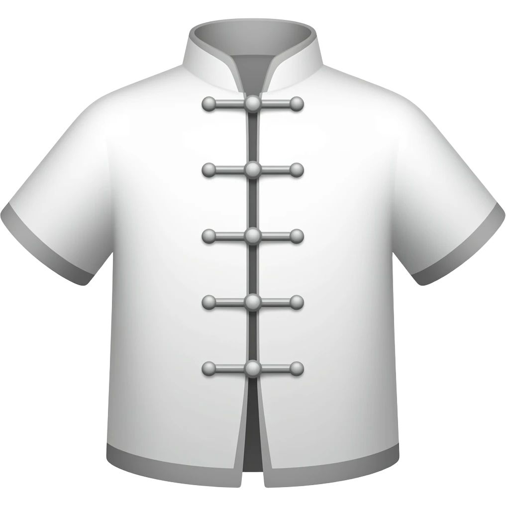 boton de ropa tradicional blanco emoji