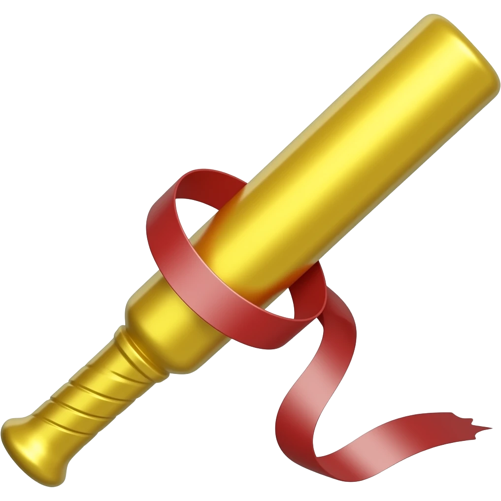 race baton emoji