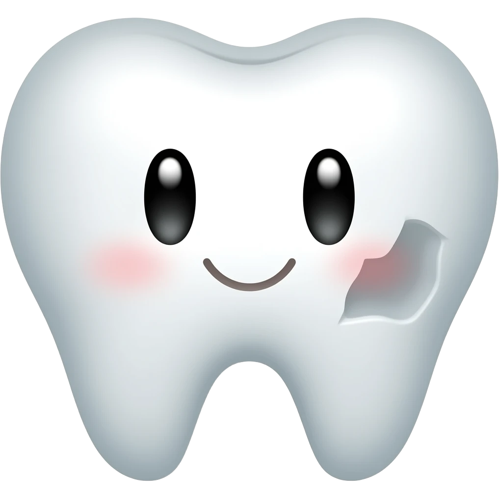 Cavity cute teeth emoji