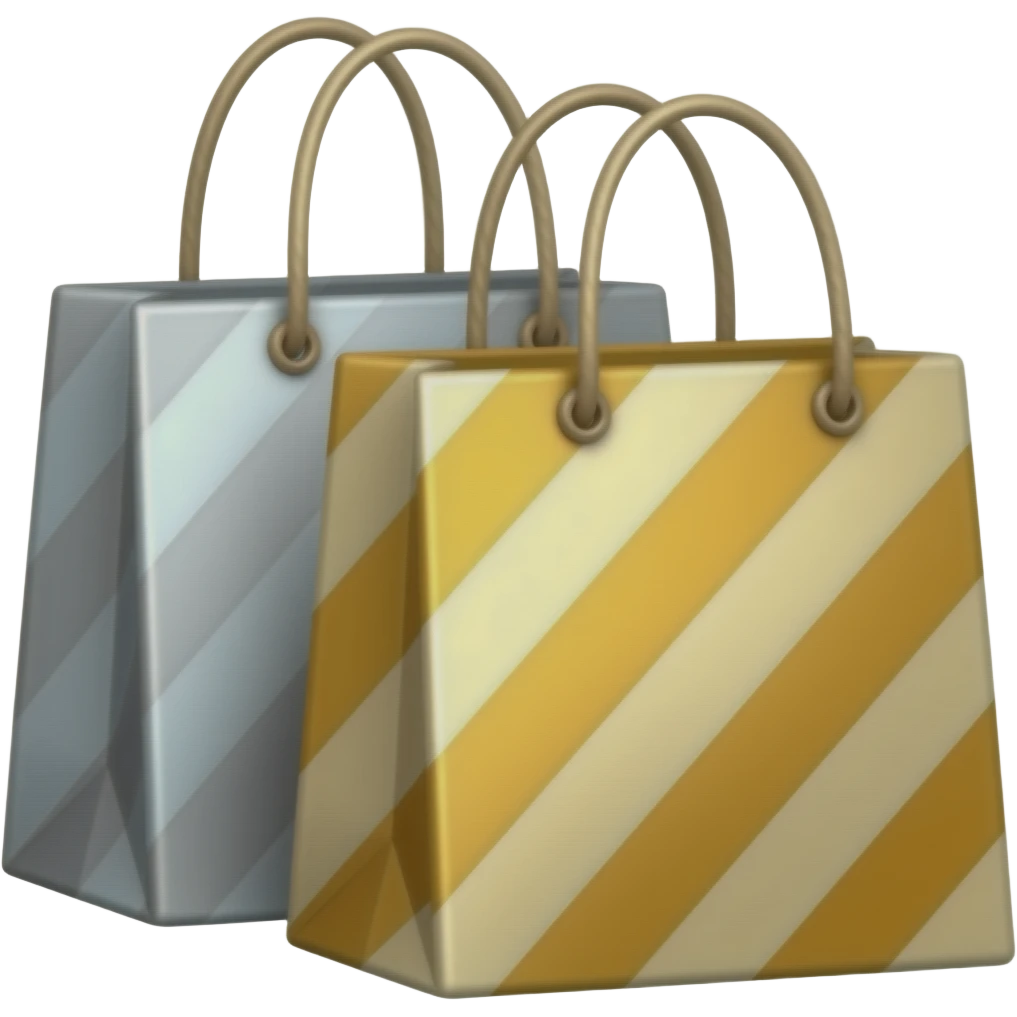 Bolsas de compras emoji
