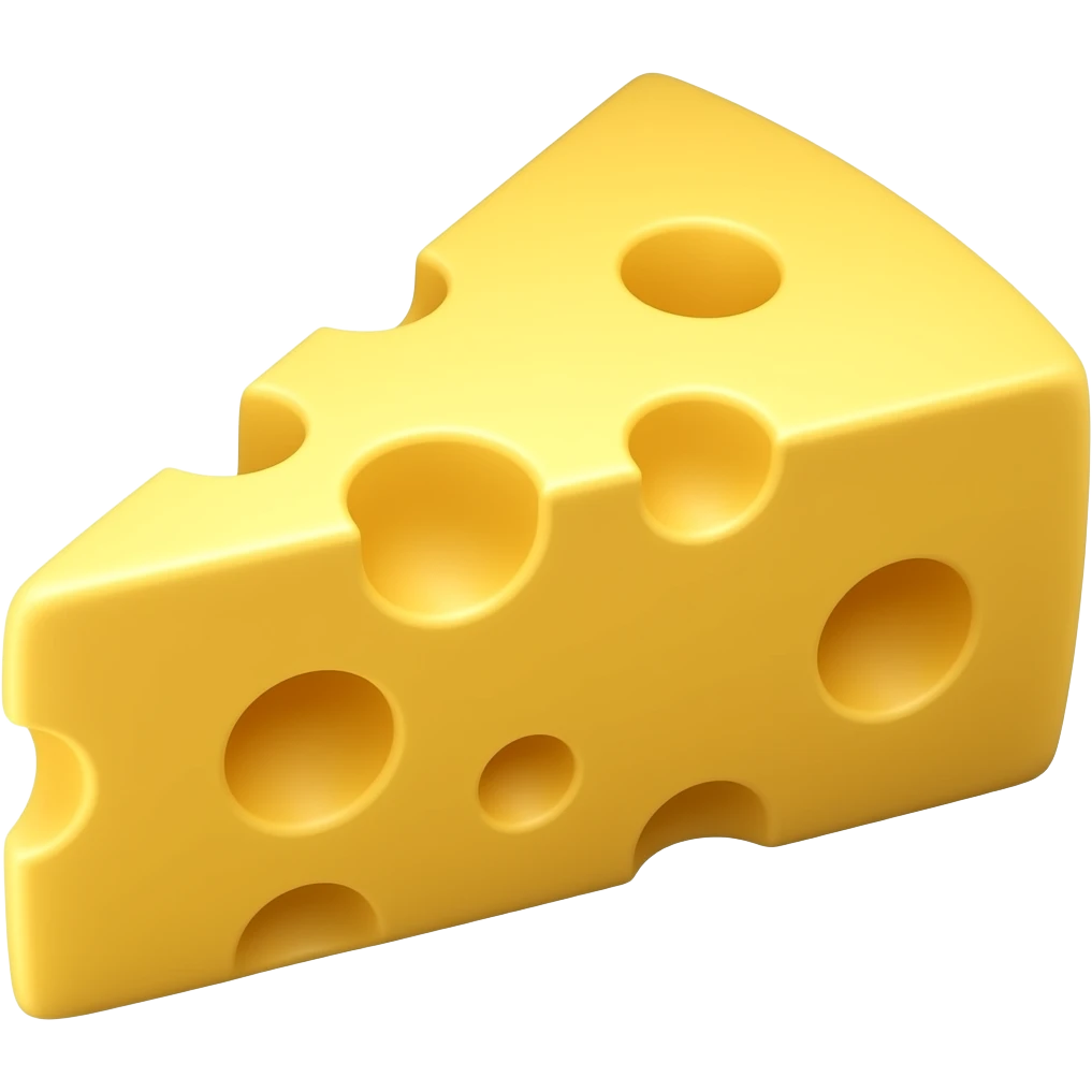 Molde de queso emoji