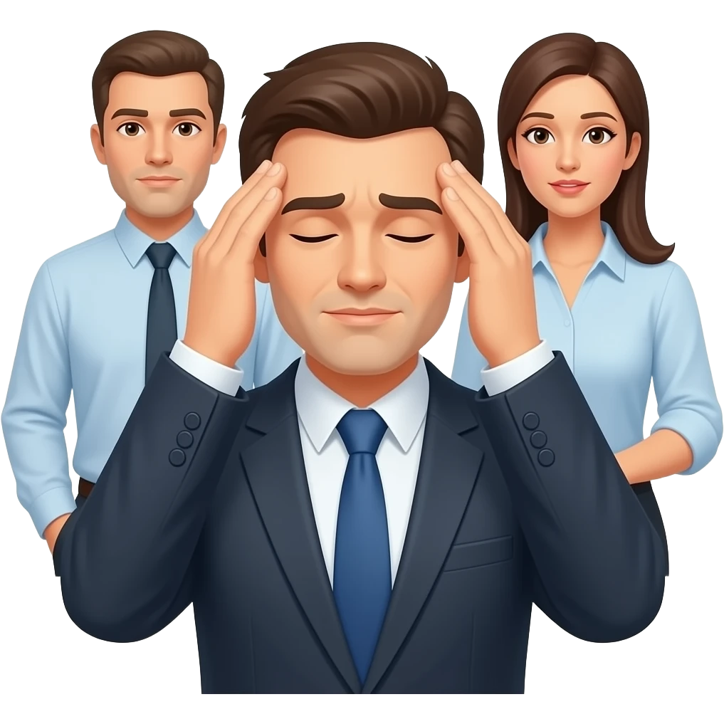 inversionistas con jaqueca emoji