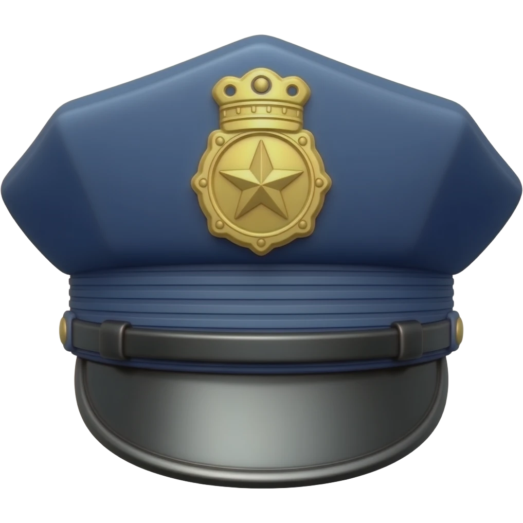cop cap emoji