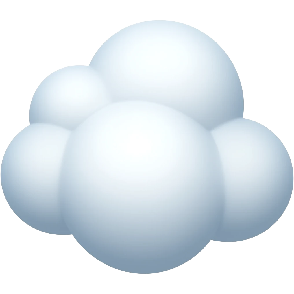 Cloud emoji