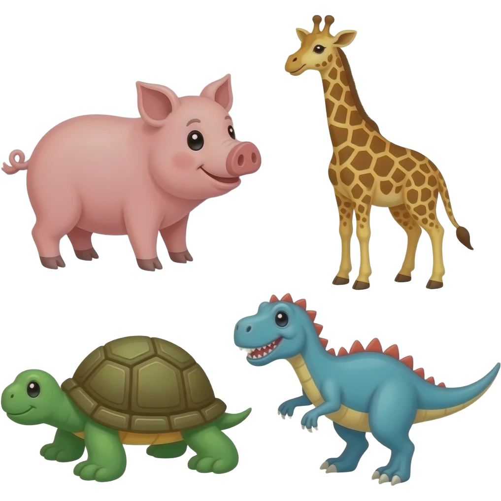 🐖🦒🐢🦕 emoji